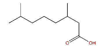 (Z)-3,7-Dimethyl-2,6-octadienoic acid